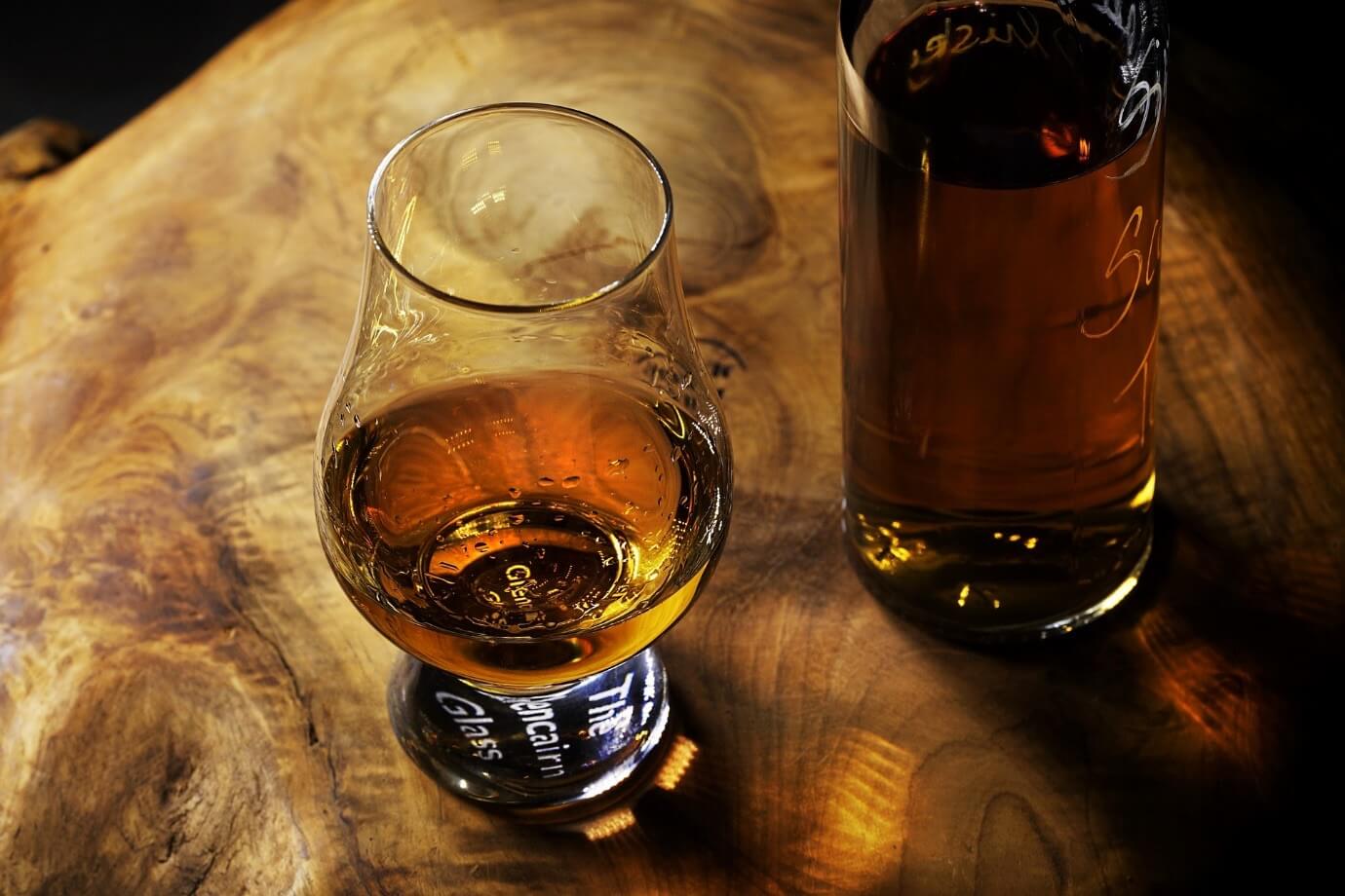 Glass of Scottish whisky