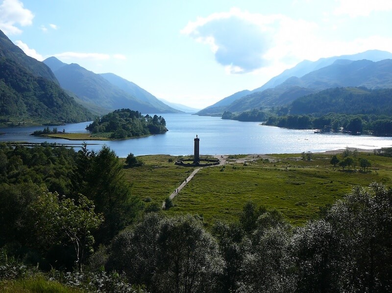 Glenfinnan and Loch Shiel - Sotland in spring and summer