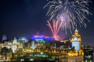 Fireworks at the Edinburgh Festival