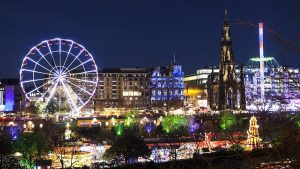 Edinburgh Christmas Market Scotland