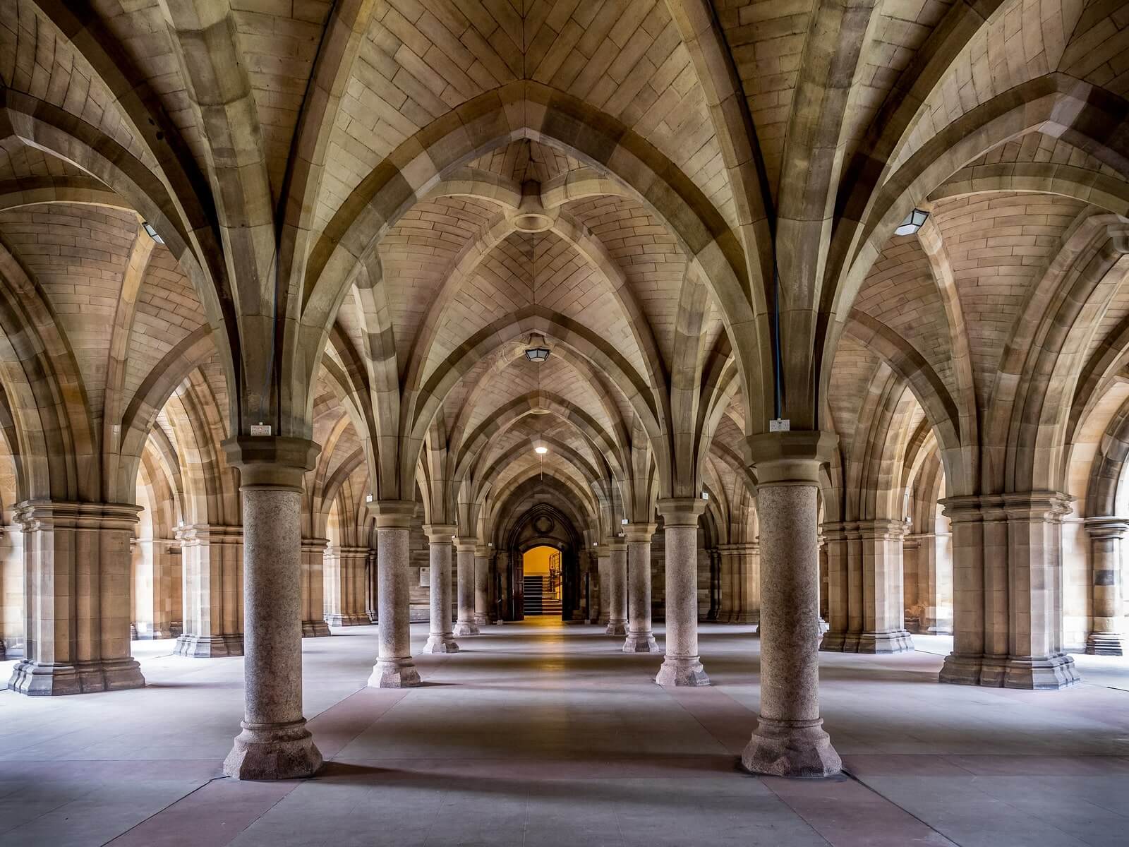 Cloisters in the University of Glasgow