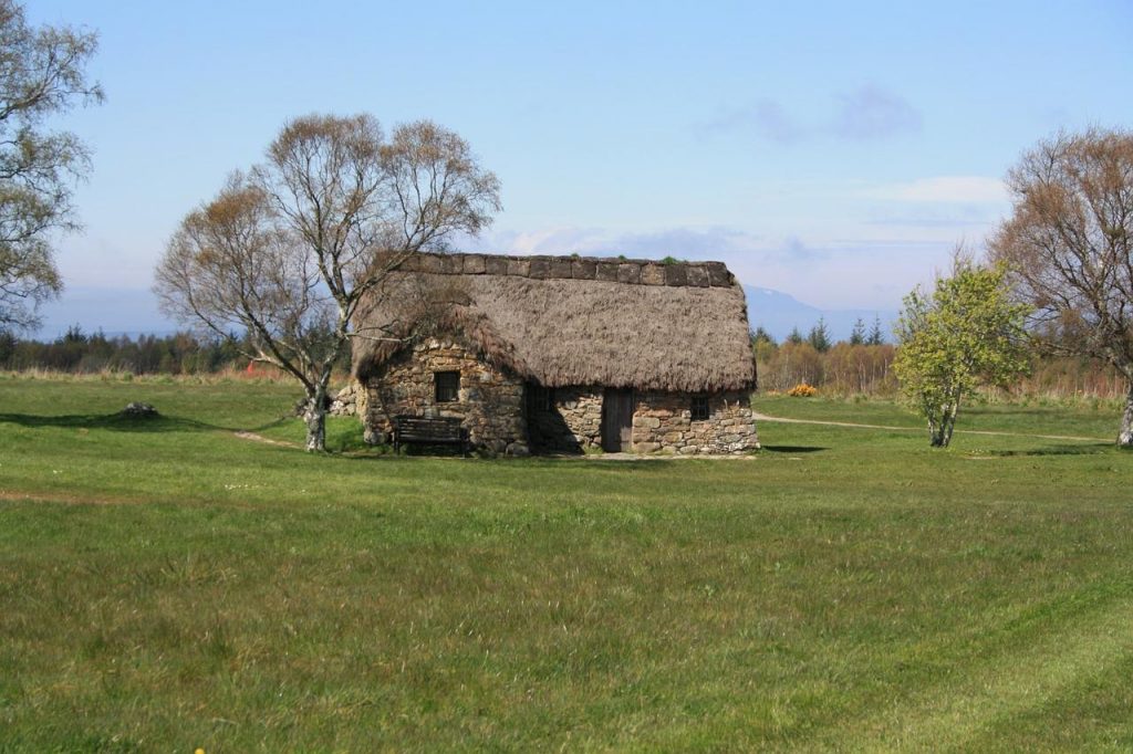 Leanach Cottage, in Culloden