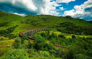 Glenfinnan Viaduct, in the Scottish Highlands