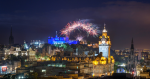 Fireworks marking the end of last year’s Edinburgh Festival